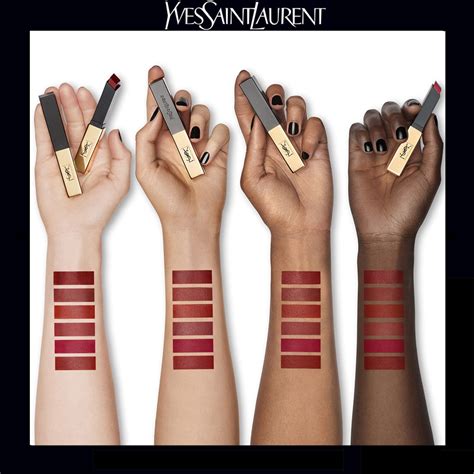 rossetto mat ysl|YSL Beauty's Rouge Pur Couture The Slim .